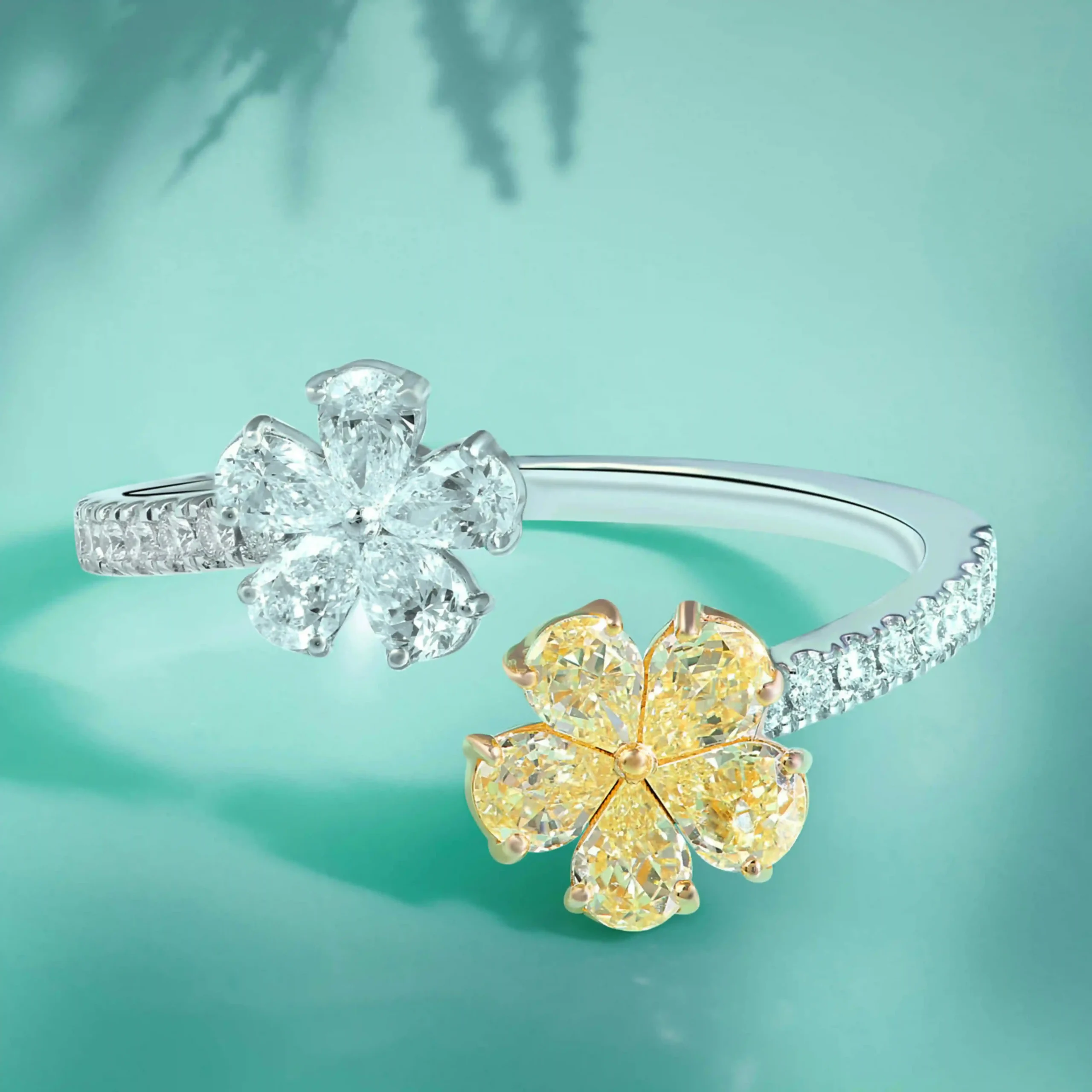 Blossom Harmony Silver & Gold Ring 3