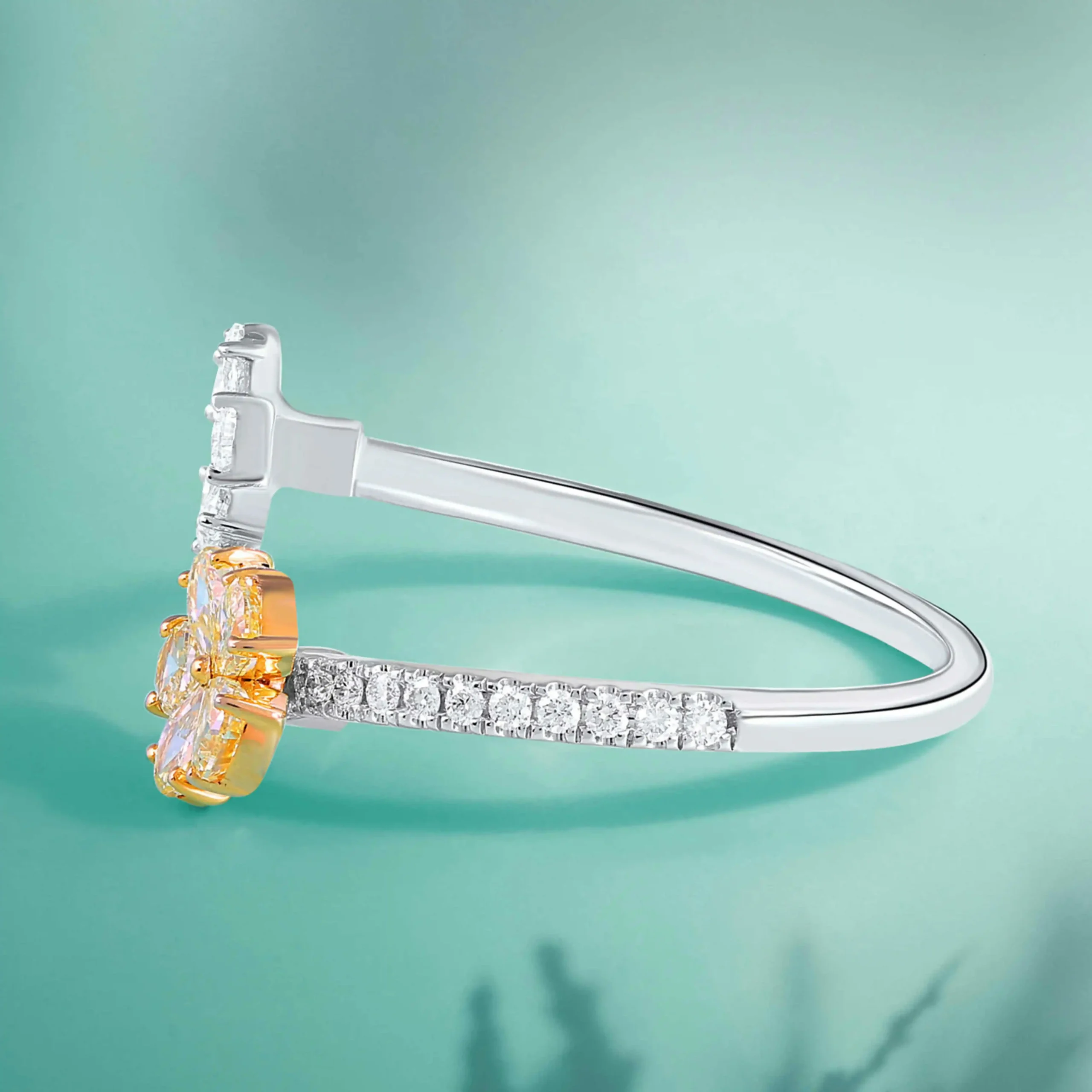 Blossom Harmony Silver & Gold Ring 2